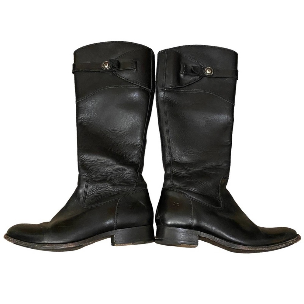 Frye Boots molly knee high size 6 black leather